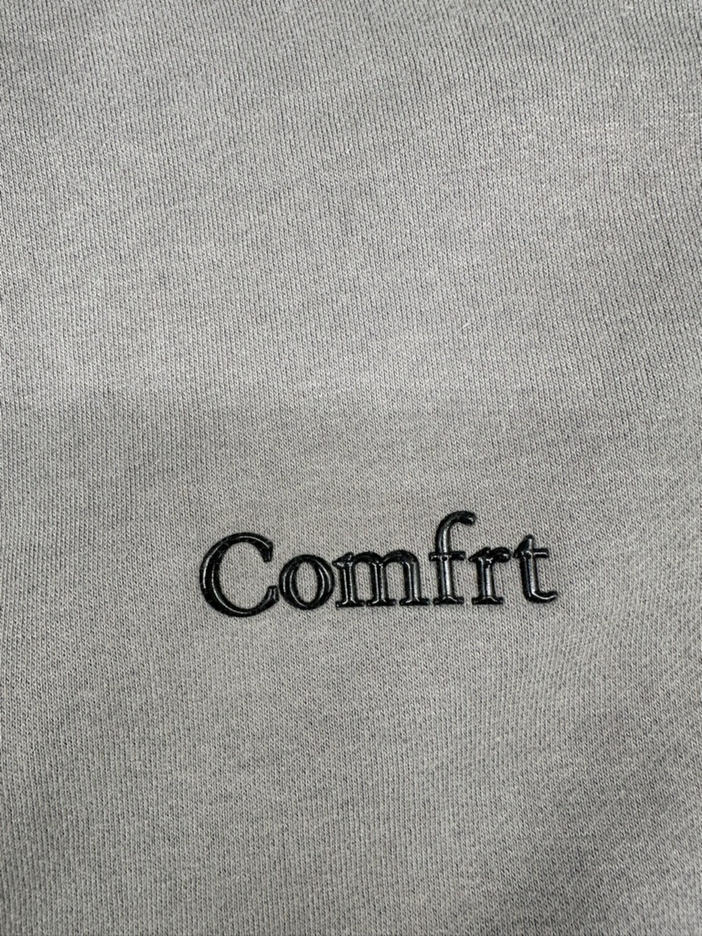 'Comfrt' Zip-Up Hoodie in wolf grey - Picture 2 of 3